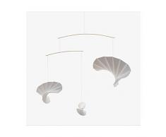 Flensted Mobiles Wave 3 Giostrina, Acciaio, Bianco, 60 x 60 cm