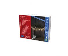 Konstsmide 3813Â âÂ 102/Micro LED catena luminosa, modello satinato/per esterno (IP44)/200Â diodi bianco caldo/24Â V Trasformatore da esterno/cavo bianco