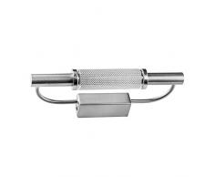 Rossini Illuminazione A. 1050-30-BLU Lampada da Parete Alogena R7s, 120 W, Nichel Opaco