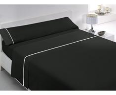 Glam X-Treme-20-Set di Lenzuola, Colore: Nero per Letto da 160Â cm Nero