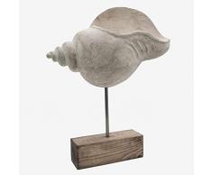 Better & Best 1341543, Statuetta Decorativa in Legno, Bianco, Unica