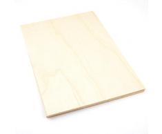 Laserply - Fogli in Compensato di Betulla, Formato A4, Confezione da 50 Pezzi per Tagliare, Sega a Trapano, trafori, piografia, Artigianato, ECC.