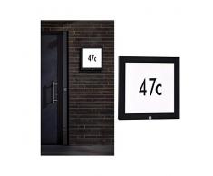Paulmann 94255 Outdoor Panel Led Lampada da Esterno Rettangolare Incl. 1 x 10 Watt Antracite Alluminio 3000 K Bianco Caldo, 10 W