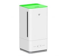 TaoTronics Diffusore di aromi da 400 ml, diffusore di Oli Essenziali, umidificatore per aromaterapia, Emissione Nebbia Regolabile, 7 Livelli di Colore, Protezione da Acqua