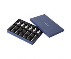 Villeroy & Boch Newwave Set di Cucchiaini da Espresso, 6 Pezzi, Acciaio
