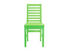 Design Twist OM/170/VE Sedia, Legno, Verde, 40.5x44.5x85.5 cm