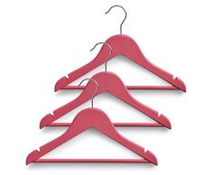 Zeller appendiabiti, legno, verde, 30.5Â x 19Â x 3.5Â cm, Legno, Spiced Coral, 30.5 x 19 x 3.5 cm