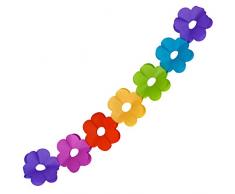 Decor Service - Ghirlanda di Carta, Multicolore, 7,2 m