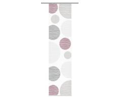 Home fashion Borden Tenda a Pannello, Poliestere, Bordeaux, 245 x 60 cm