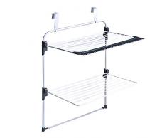 AmazonBasics - Stendibiancheria da porta deluxe, 10 m