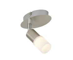 Briloner Leuchten Plafoniera con Faretti LED Integrata, 5 W, Satinati, 13 x 7.5 x 7.8 cm