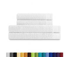 Eiffel Textile qualitÃ Spugna 600 g 2 Lavabo 2 Sabana Bianco