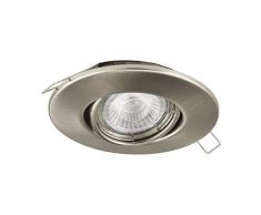 Eglo PENETO 1 Faretto da Incasso, Nickel Opaco