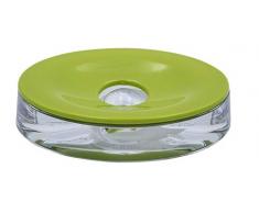 Ridder Gaudy - Portasapone in Acrilico, Colore: Verde 12,8 x 10,7 x 2,8 cm