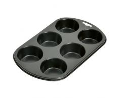 KAISER 6 stampi per Muffin Misura Standard 29 x 18 cm Creativ Ottimo Rivestimento Antiaderente Breve Tempo di Cottura per Ricette Dolci e Care.