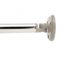 Croydex - Asta per Tenda da Doccia, in Alluminio, cromata, Taglia Unica