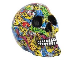 Nemesis Now - Statuetta Graffiti, 16 cm, Colore: Giallo, 19 cm