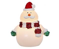 STAR 068Â âÂ 49Â snowmann Candela con Cera a LED 0,064Â W Multicolore 16,5Â x 13Â x 9,5Â cm