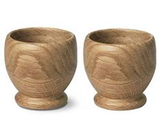 Kay Bojesen 39106 Set Portauovo, Rovere Laccato Opaco