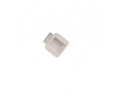 Glorex 6Â 1716Â 53Â - Gancio Appendiabiti, strumento per modellare, Bianco, 10 Pezzi, 25 x 20 mm
