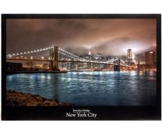 New York - Brooklyn Bridge High Dynamic R - Poster New York Brooklyn Bridge - GrÃ¶sse 91,5x61 cm