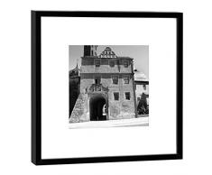 COGNOSCO Fotografia nel telaio in legno: stampa fotografica fai da te â Formato 27 x 27 cm â Colore del telaio nero â Immagine da parete di alta qualitÃ , idea regalo o souvenir in Weimar, legno bianco cornice,