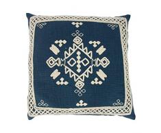 Riva Home Tahoe Cuscino Imbottito in Piuma, Foglia di t, 55 x 55cm (22 x 22)