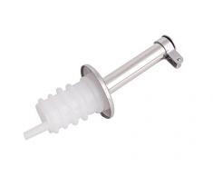 Cocina Enamel Prof Tappo dosatore, Acciaio Inox, Grigio, 20Â x 11Â x 3Â cm