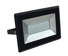 Faro LED Esterno 30W, Ip65 per Esterni Nero con Vetro Ip65 4250Lm Luce Calda 3000K