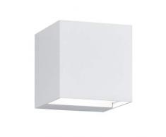 Trio Leuchten Adaja - Lampada da parete per esterni, in alluminio, 3 W, colore: Bianco opaco