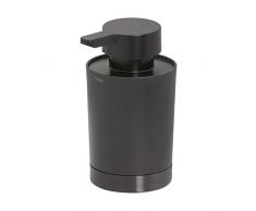 Tiger Tune Dispenser per Sapone Liquido Indipendente, ABS, Nero Metallo Spazzolato, Nero, 6,8 x 12,4 x 8,3 cm