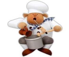 Smoker sgabello Edge - Cuoco - 17 cm / 7 pollici - Autentica tedesco Erzgebirge I fumatori - KWO