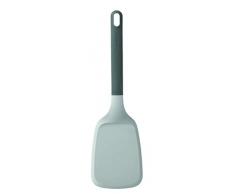 Berghoff 3950156 - Spatola da cucina in silicone e nylon, lavabile in lavastoviglie, manico morbido, colore: Grigio