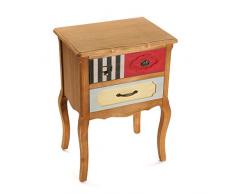 Versa 21080003 Cassettiera, Legno, Multicolore, 35.5x51x69 cm