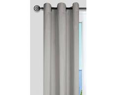 Lovely Casa r64689028Â Nelson Tenda Occhielli Poliestere Mastice 240Â x 135Â cm