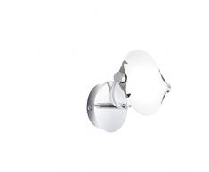 Rossini Illuminazione 10320-30-NO Lampada da Parete Alogena R7s, 80 W, Cromo
