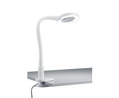 Trio Leuchten Lampada da Tavolo, Bianco, 13.5x13.5x35Â cm