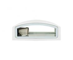 BES 24556 Applique Esterno, Bianco, 2 Vie, Lampada Luce Parete, Plafoniera Faretto, E27