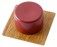 BRINOX Fermaporta Porta Adesivo, Ver Portascopino, Parquet Marrone, 2.1Â x 4.5Â x 4.5Â cm