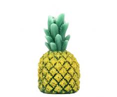 Helio Ferretti HF Set di Candele a Forma di Ananas, paraffina, Bianco, 12Â x 5Â x 5Â cm, 3Â Pezzi