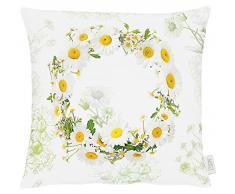 Apelt Fodera per Cuscino, Poliestere di Cotone, Giallo, 46 x 46 x 0.5 cm