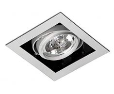 Faro Barcelona Gingko 03030103 â Da incasso, 100 W, acciaio, colore: grigio