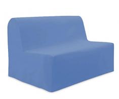 Soleil docre Fodera per divano letto in cotone, PANAMA Blu