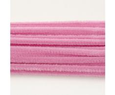 Vaessen Creative scovolini Rosa per Il Fai da Te | 6Â mm x 30Â cm | 25Â Pezzi, Fibra Sintetica, Roze, 30Â x 0.6Â x 0.5Â cm
