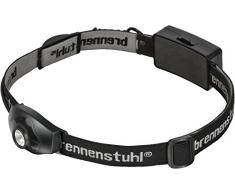 Brennenstuhl 1178760 Lampada Frontale a LED LuxPremium KL 100 IP44 nessun Tappo, 0 W, Nero, 8.0 x 4.0 x 3.0 cm