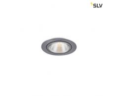 SLV kaholo soffitto lampada da incasso, bachelite, in alluminio spazzolato