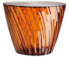 Kartell Sparkle 8805 Tavolino, PMMA, Naranja (Amber)