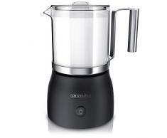 arendo Montalatte Elettrico Milkstar, con caraffa in Vetro Rimovibile, schiumalatte, Senza BPA, Facile da Usare Grazie al Pulsante a 1 sensore, per Schiuma Calda e Fredda