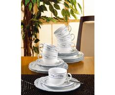 Seltmann Weiden 001.708680 Desiree - Servizio da tavola in porcellana dura