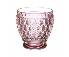 Villeroy & Boch Boston Coloured Coppa Shot, Vetro Cristallo, Rosa, 6.3 x 13 x 7 cm